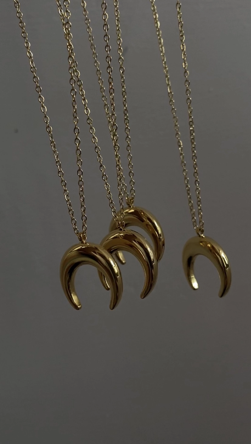 SGFASHIONVAULT Stunning Upside Down Crescent Moon Pendant Gold-plated  Stainless Steel Pendant Price in India - Buy SGFASHIONVAULT Stunning Upside  Down Crescent Moon Pendant Gold-plated Stainless Steel Pendant Online at  Best Prices in